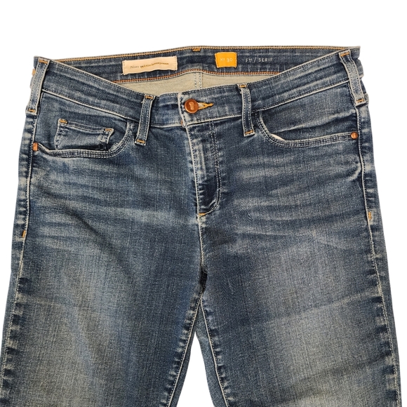 Pilcro and the Letterpress Mid-rise Serif Boyfriend Jeans 30 - Picture 6 of 13